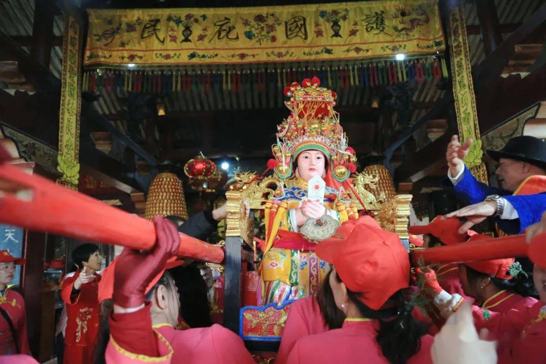 莆田市北高镇坑东丹青宫妈祖回娘家