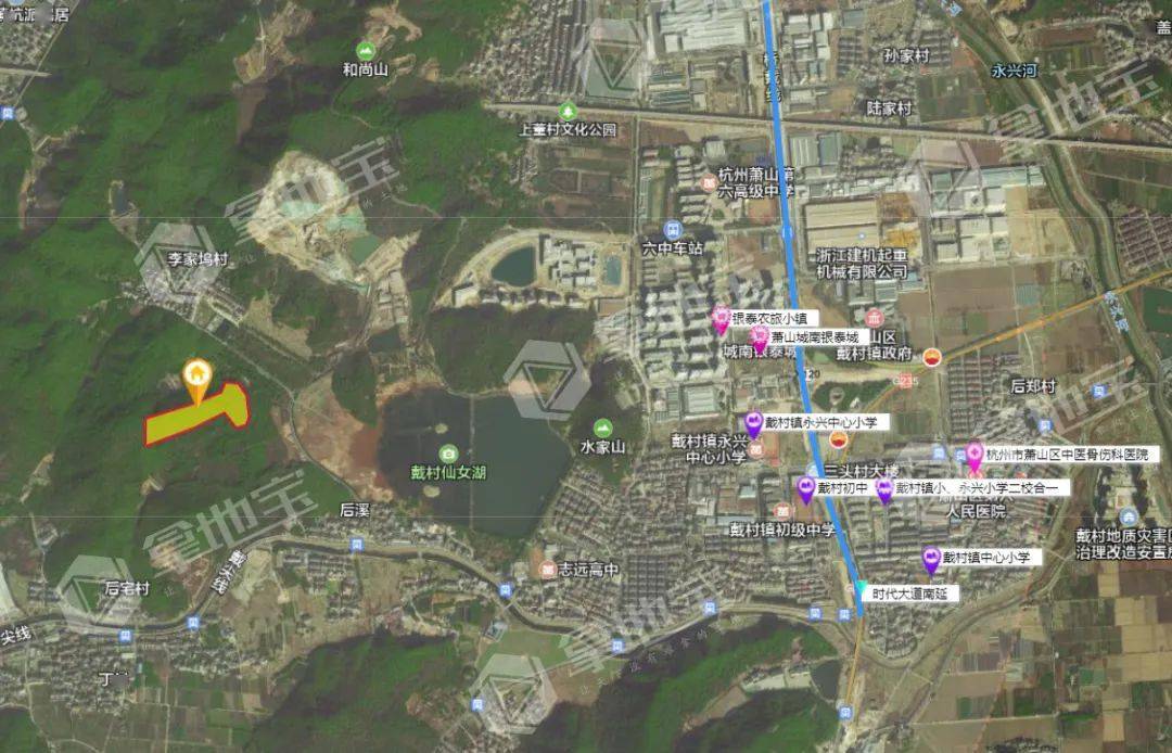公示容积率07萧山区戴村镇绝版地块方案公示规划22幢合院