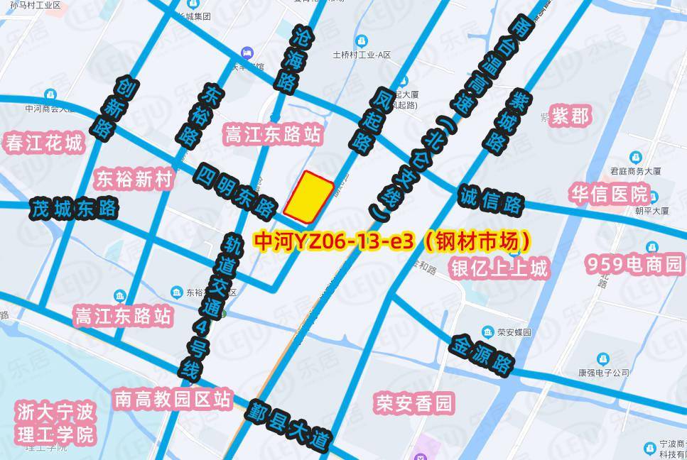 土拍快讯起拍价约3735元㎡鄞州区中河街道一地块入市