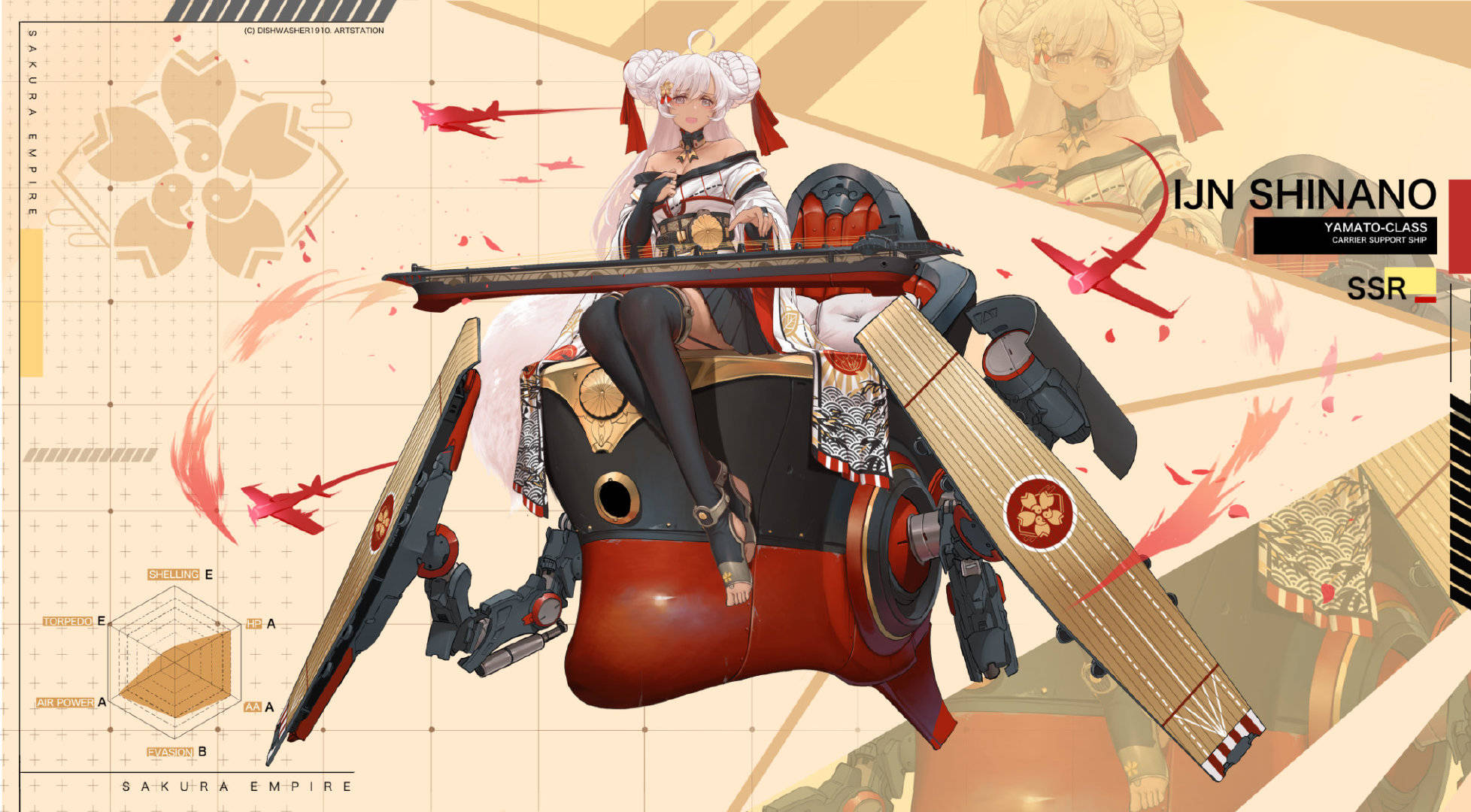 机甲与美女完美结合,人物造型酷帅又不失少女的可爱_插画_bach_作品