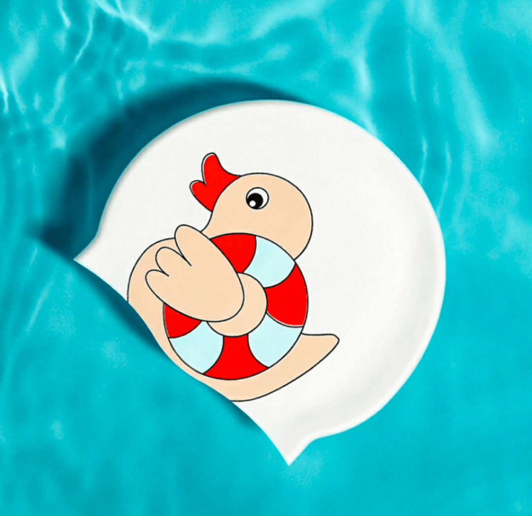 可爱的儿童泳帽