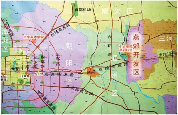 燕郊镇地图图片