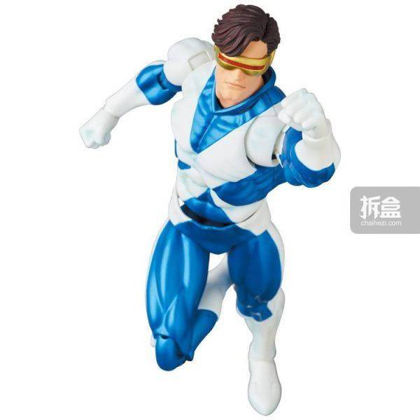 换手|MAFEX 漫威漫画版 X战警 X因子 CYCLOPS 镭射眼 可动人偶