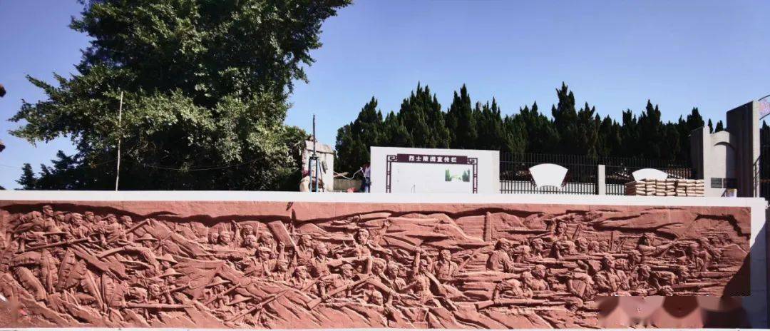 革命历史,立体浮雕十分壮观高5米 长度25米即将落成在我市烈士陵园