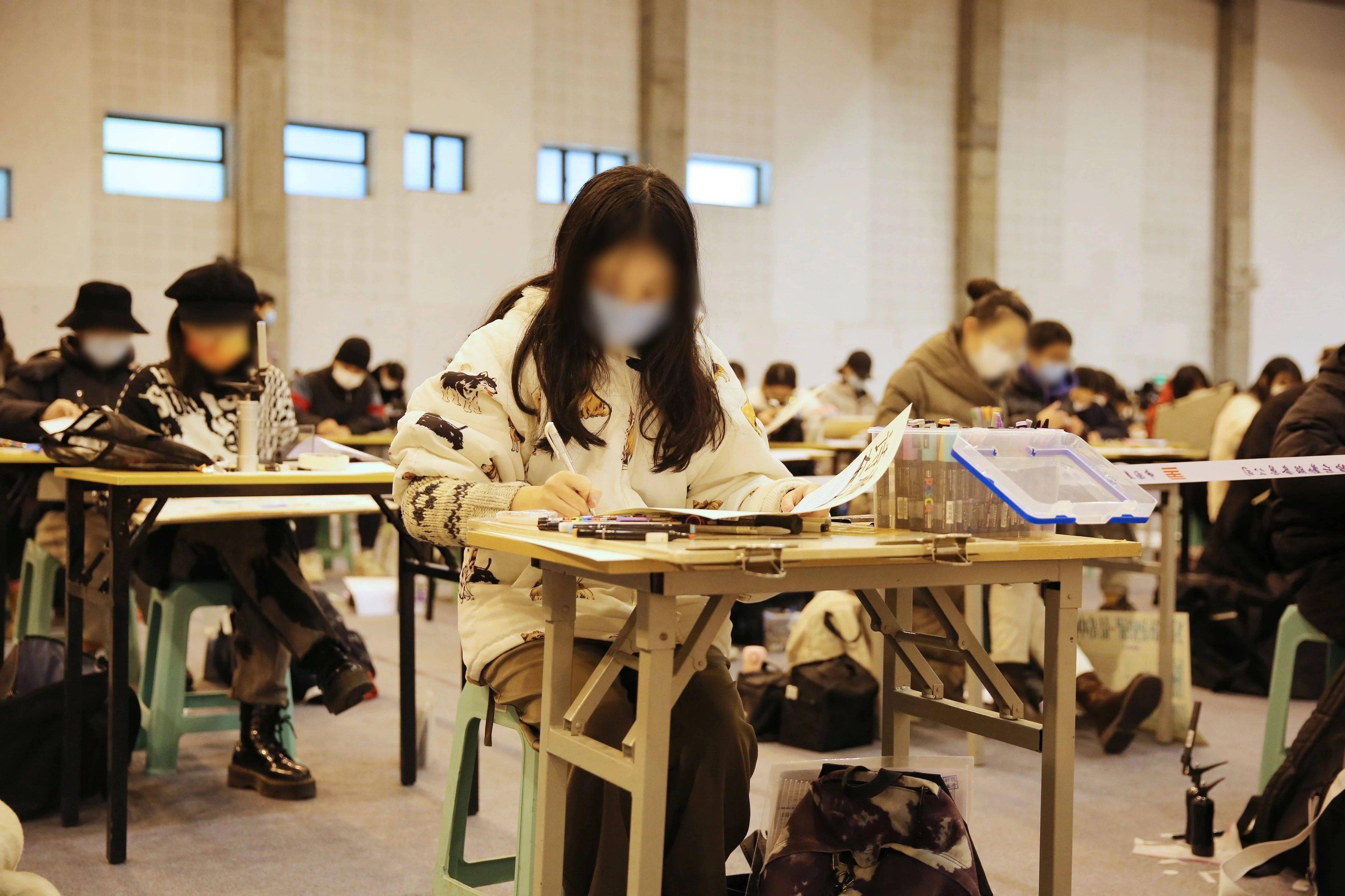 中国美术学院梦园教学区考区现场