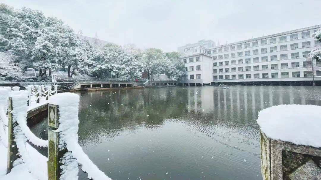 初雪|湖南高校初雪图鉴 第一次这么认真地赏雪