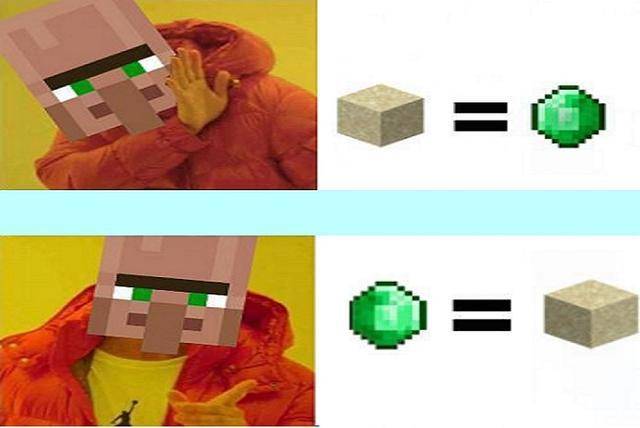 我的世界 为了打折将村民变为僵尸 原来玩家才是真正的带恶人 交易 折扣 时候