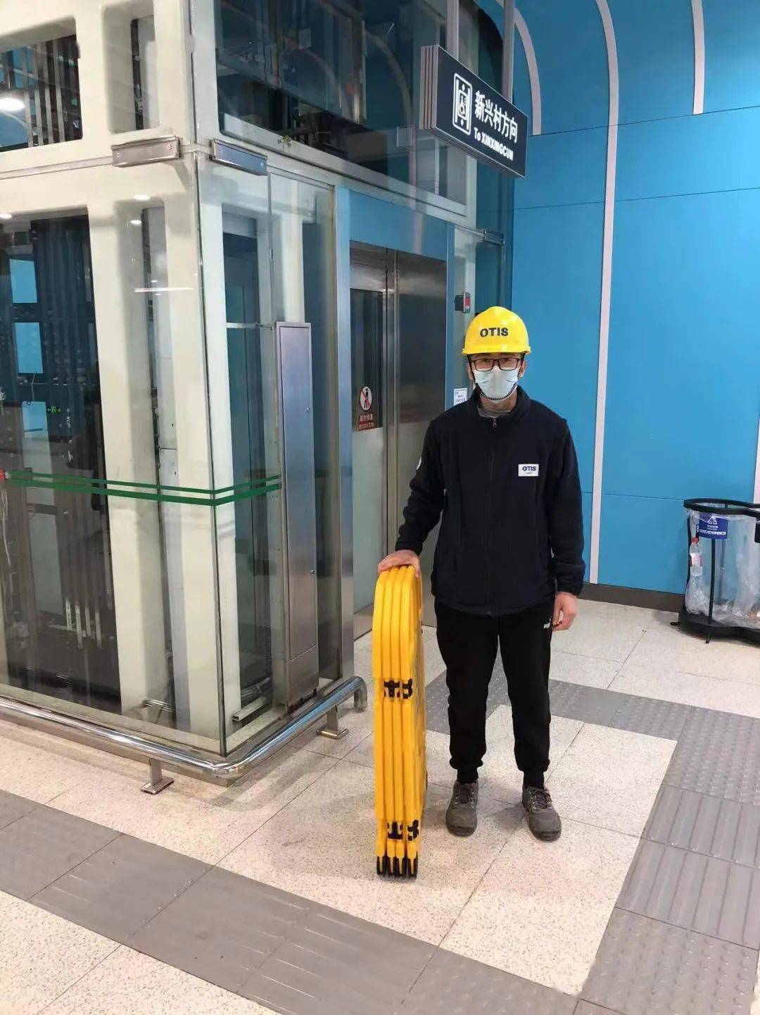 奥的斯电梯正式上岗服务天津两条新增地铁线路