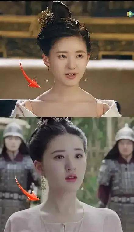 因为张子枫的斜方肌又鼓起来了?大大的一块气质太被影响