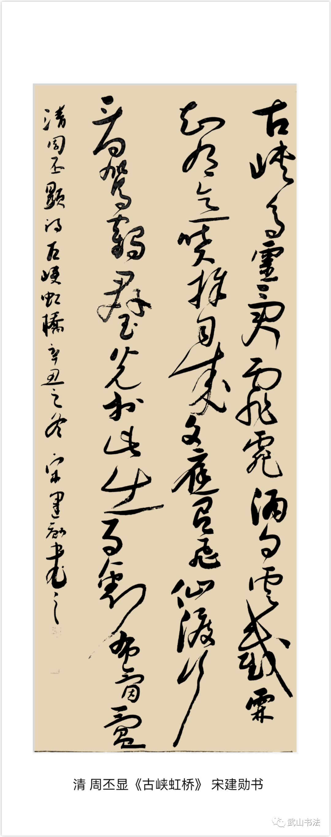 武山书法图片