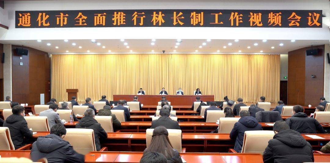 通化市全面推行林长制工作视频会议召开