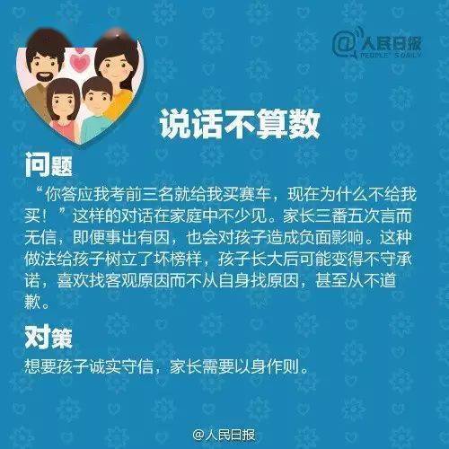 影响|人民日报：家长这9种言行，会影响孩子的未来！