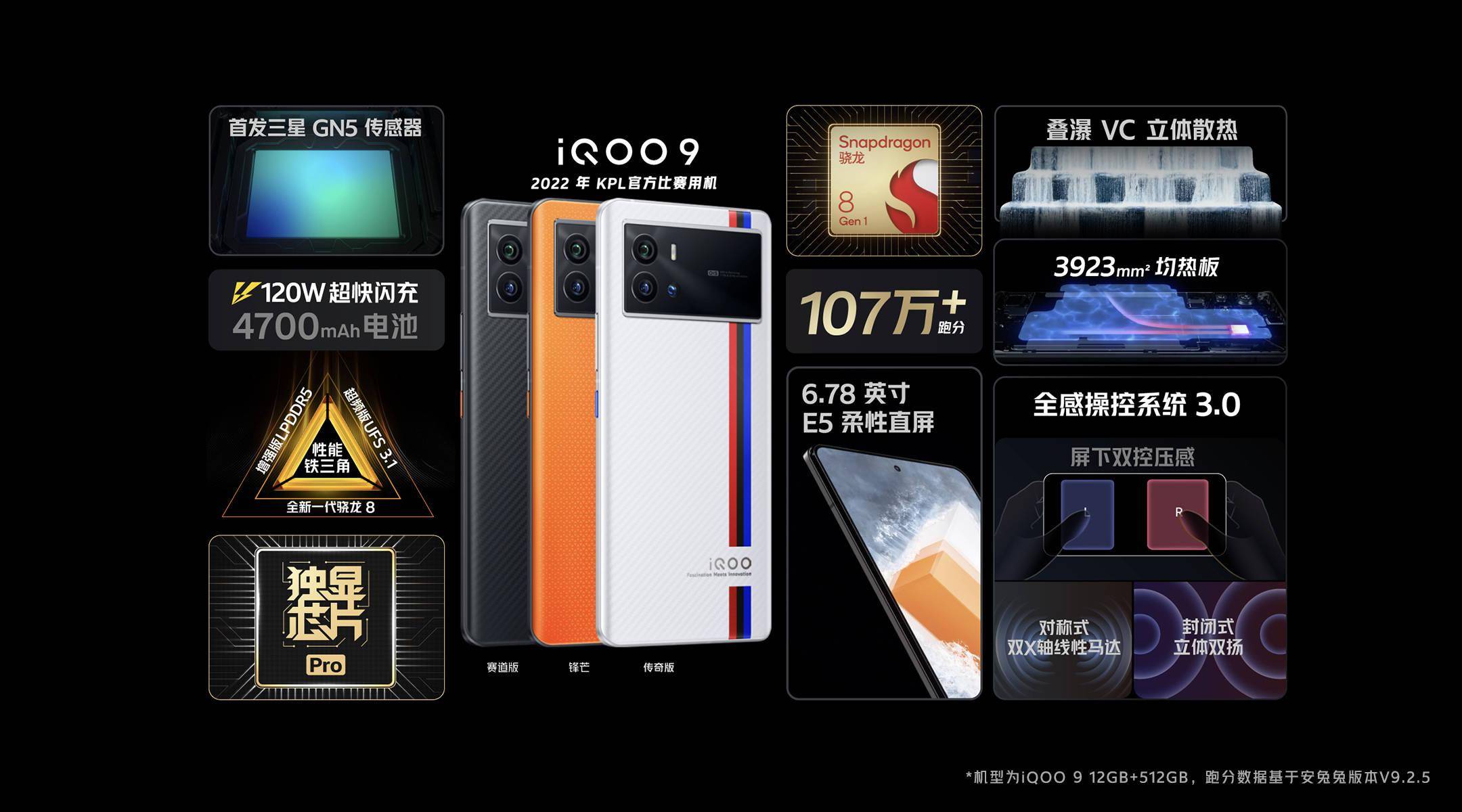 满足用户|iQOO 9 系列正式发布，以 “悦享操控〞 为产品内核和体验追求