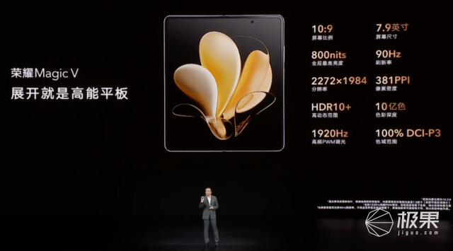 荣耀发布「最薄」折叠手机！内外屏都好用，还有骁龙8加持…9999元起！
