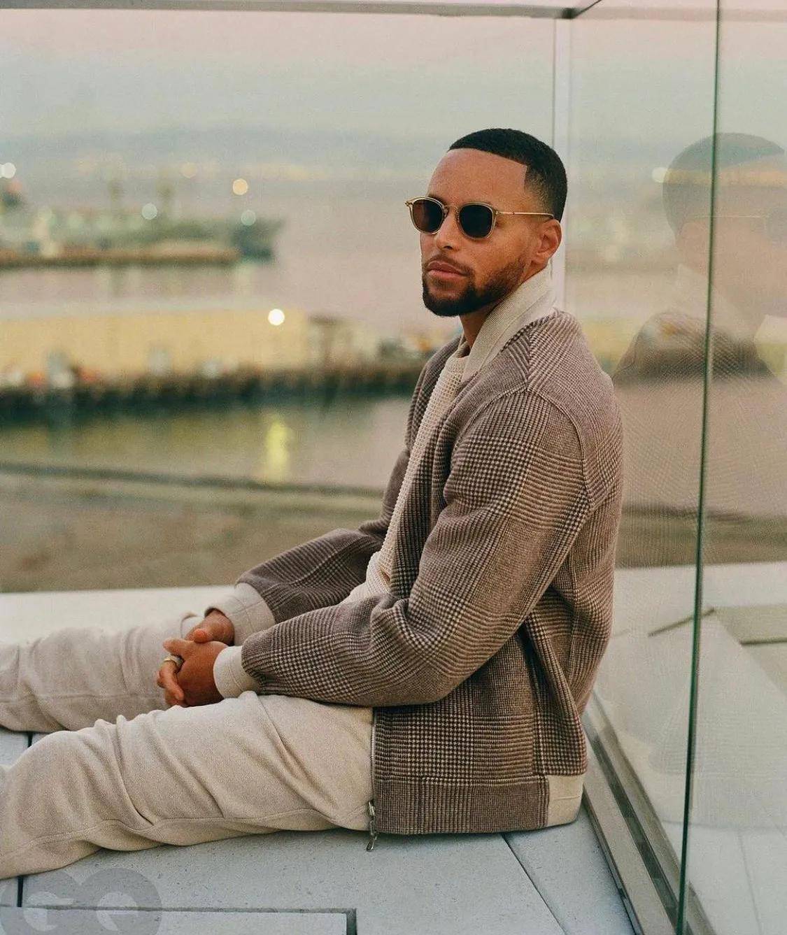 库里时尚大片这颜值在nba排第几