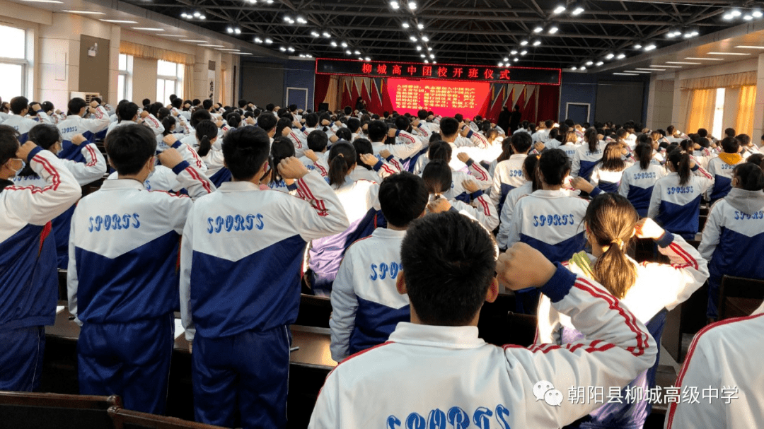 让青春梦想绽放时代之花——柳城高级中学团校开班仪式