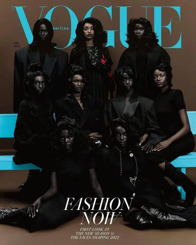 封面英国版《VOGUE》发布全黑人模特封面！