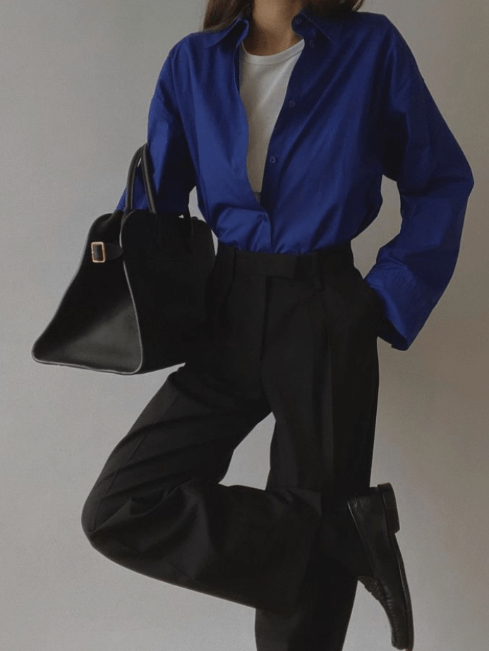 细节一身黑，换个穿法更时髦