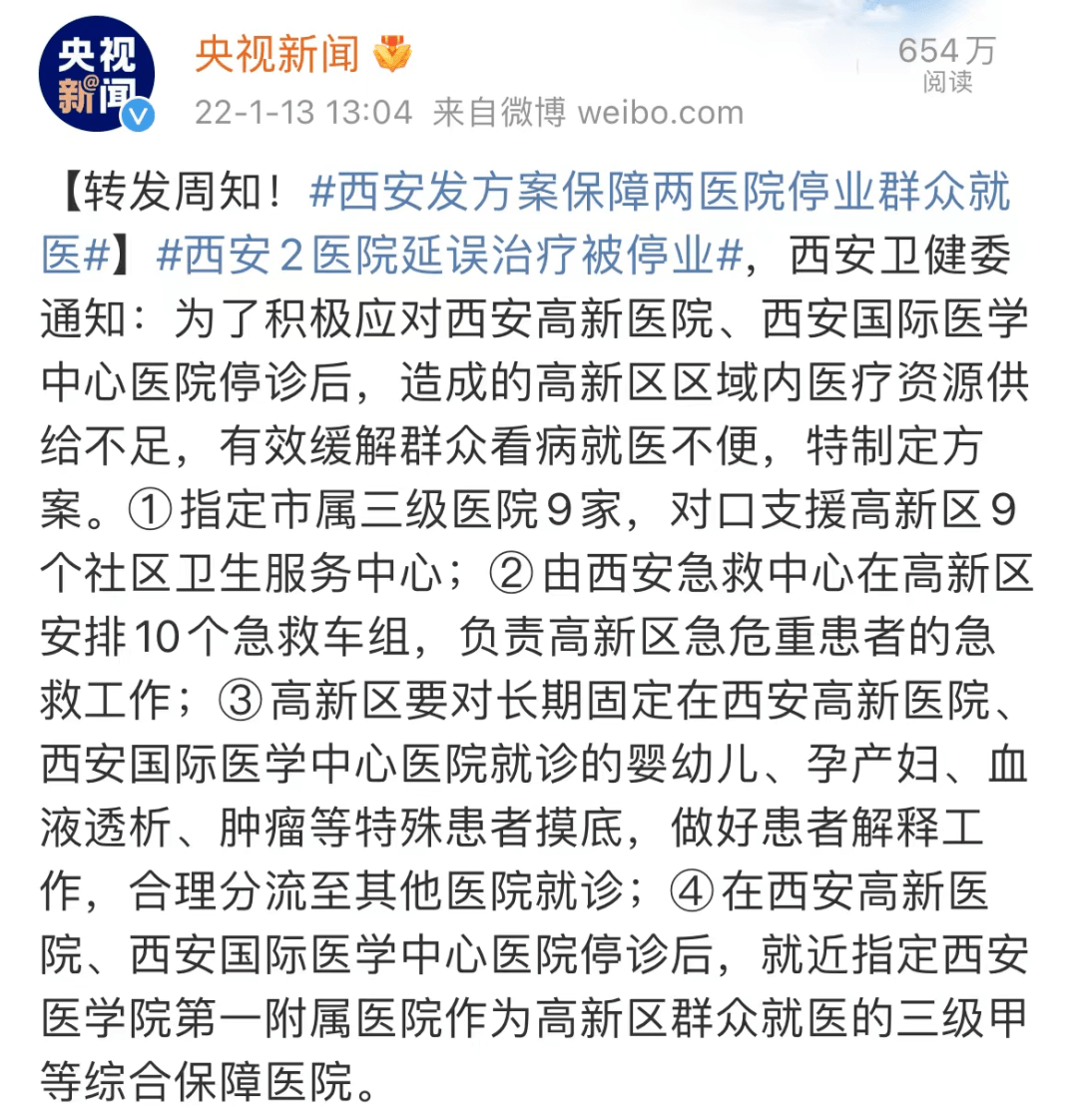 国际|西安两医院停业整顿后，医生急了：117台手术在排队……