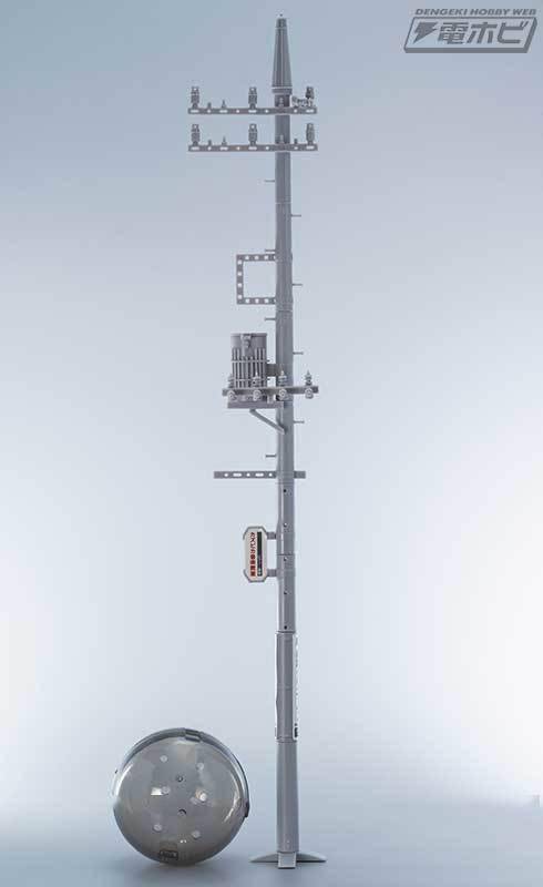 模玩|模玩资讯：万代 1/25比例超大型扭蛋 电线杆