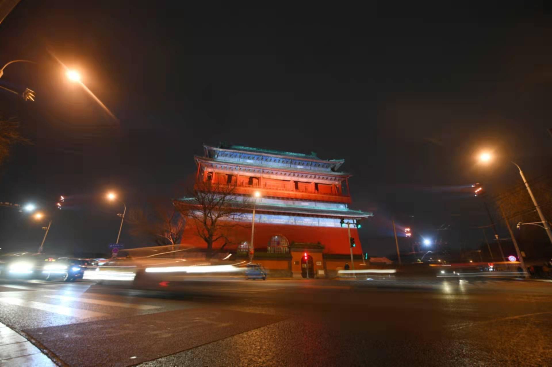 西城区夜景图片