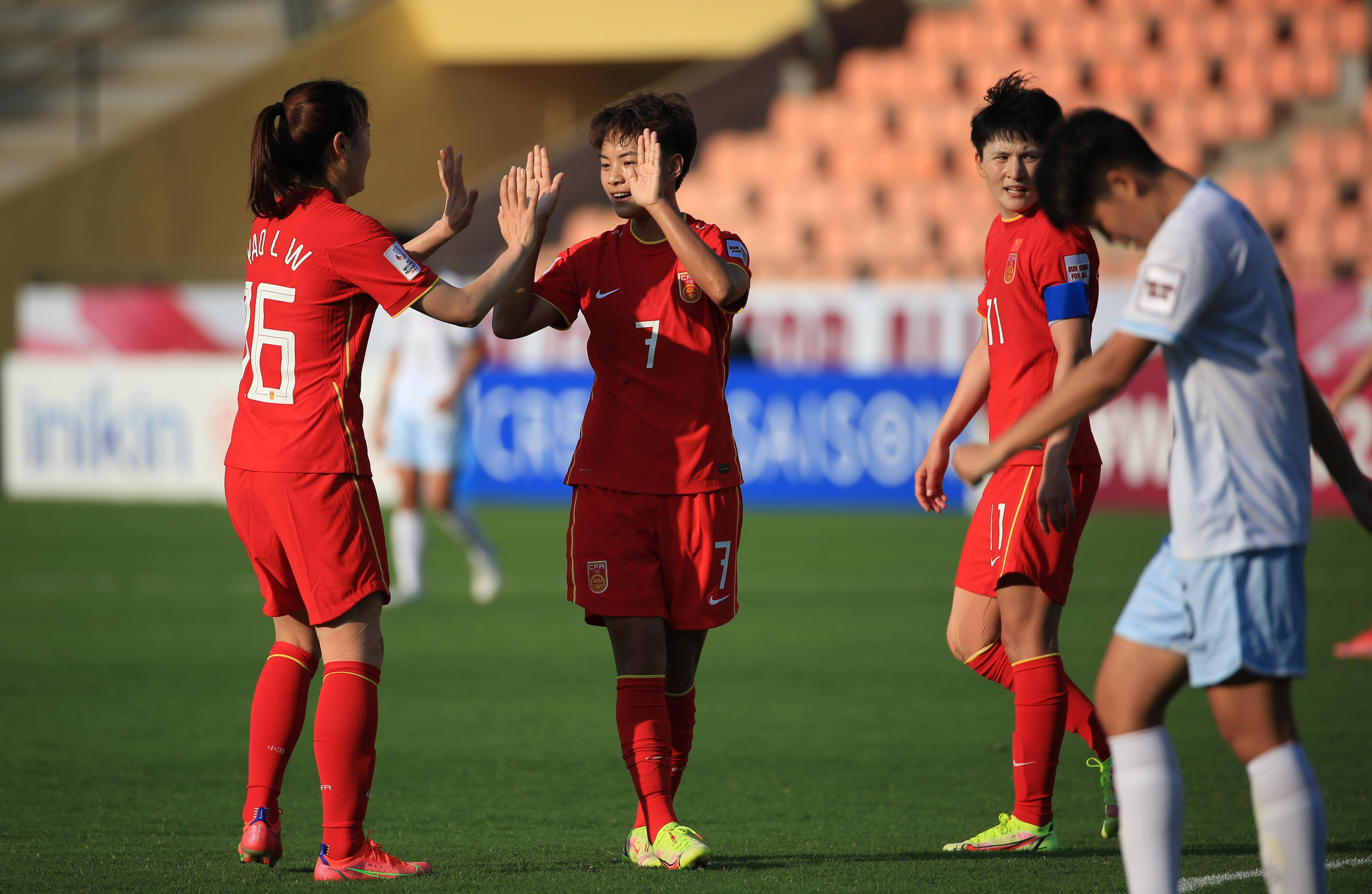 足球 女足亚洲杯 中国队胜中国台北队