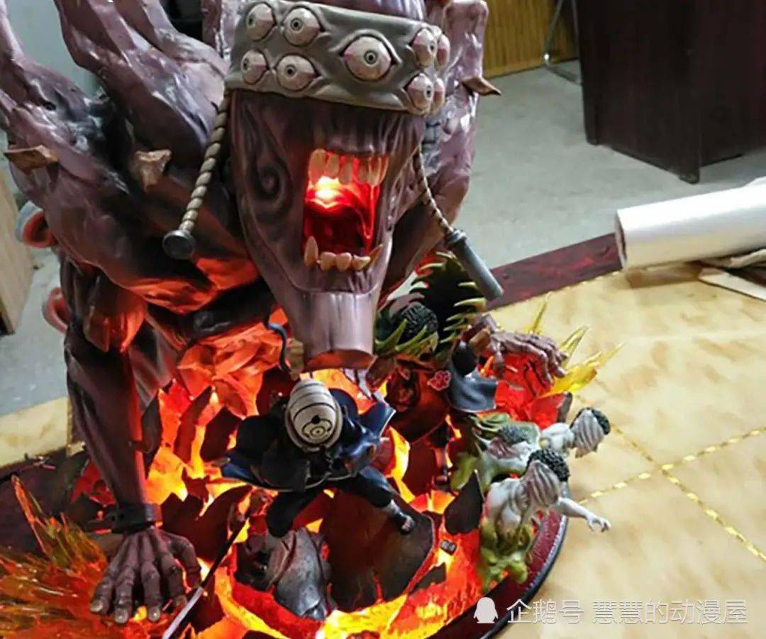 火影忍者十尾手办展现牙齿清晰可见尾兽玉成最大亮点