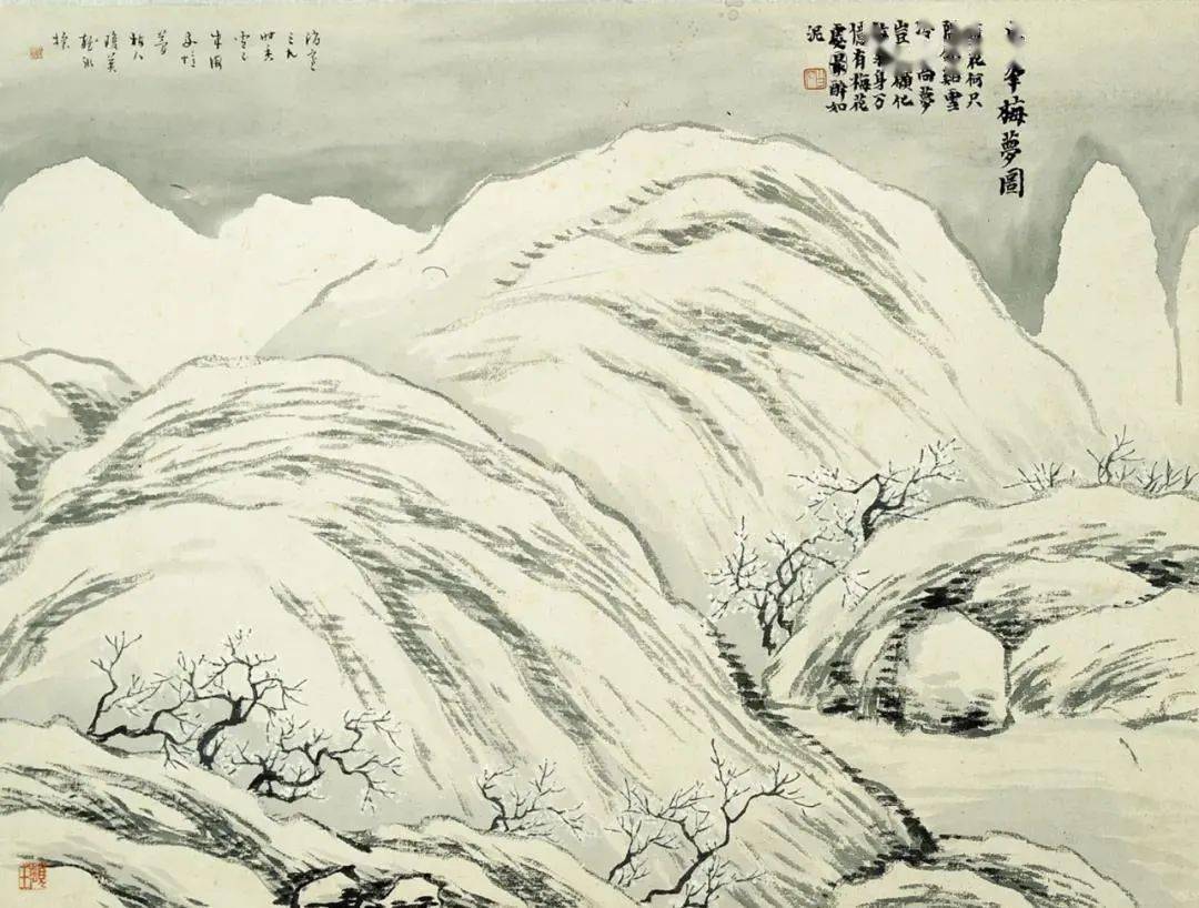 赏齐白石笔下的冬景