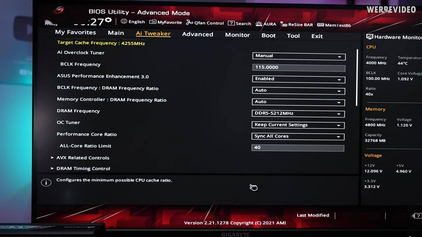 英特尔 B660 主板也可支持非 K 处理器超频，BCLK OC 功能实现