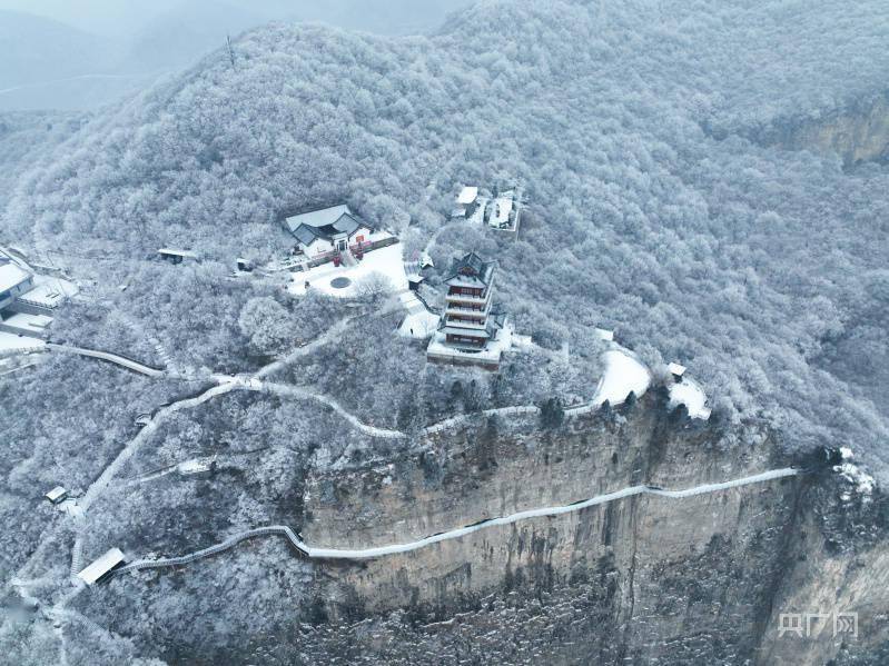 景区|玉树琼花！持续降雪后河南云台山出现雾凇景观