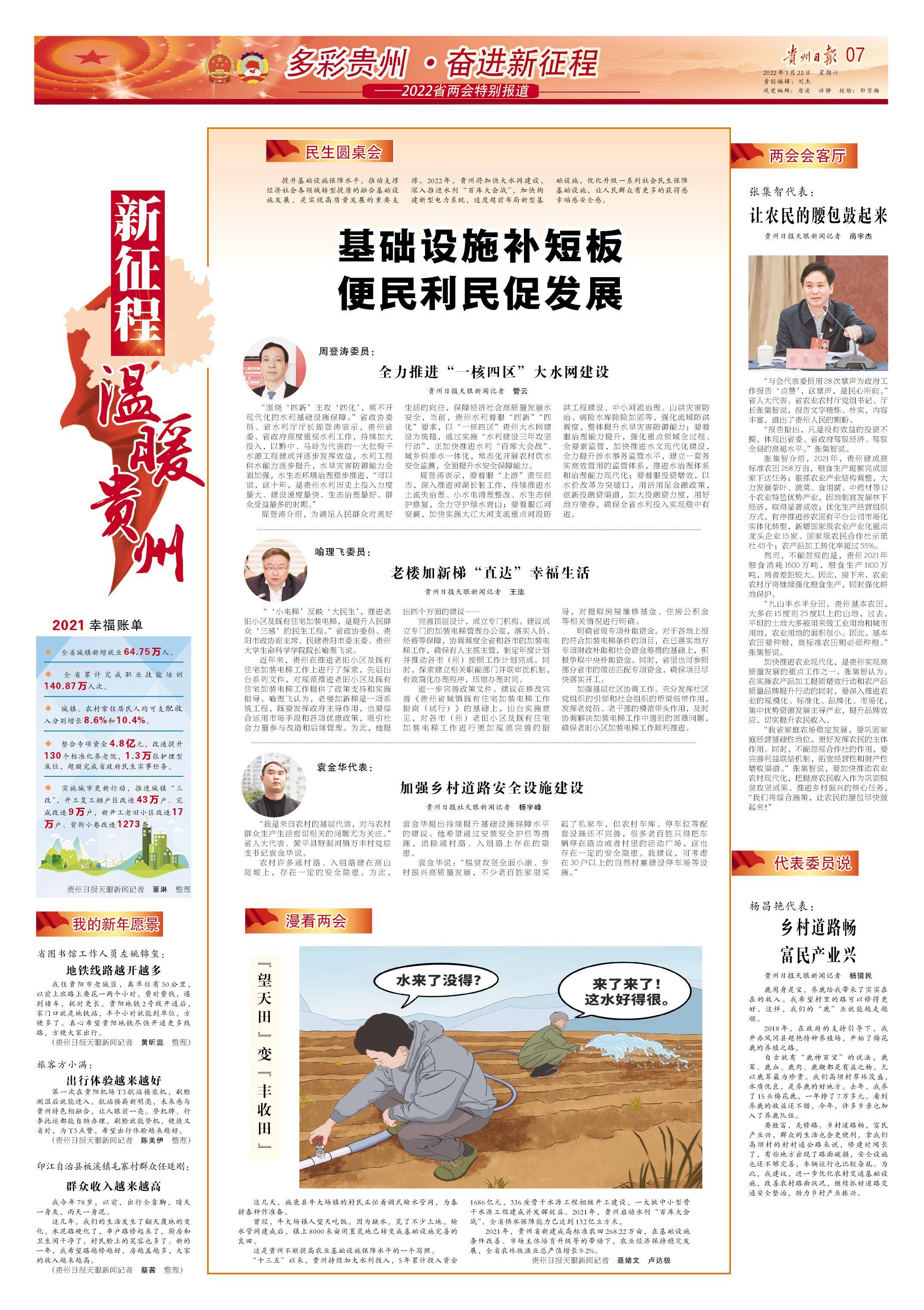 多彩贵州·奋进新征程丨《贵州日报》推出2022省两会特别报道