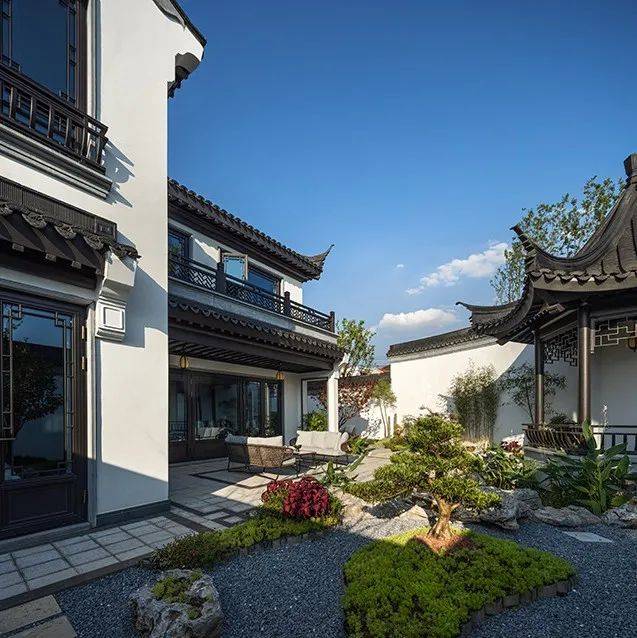 中式合院,东方美学!_空间_盆景_自然