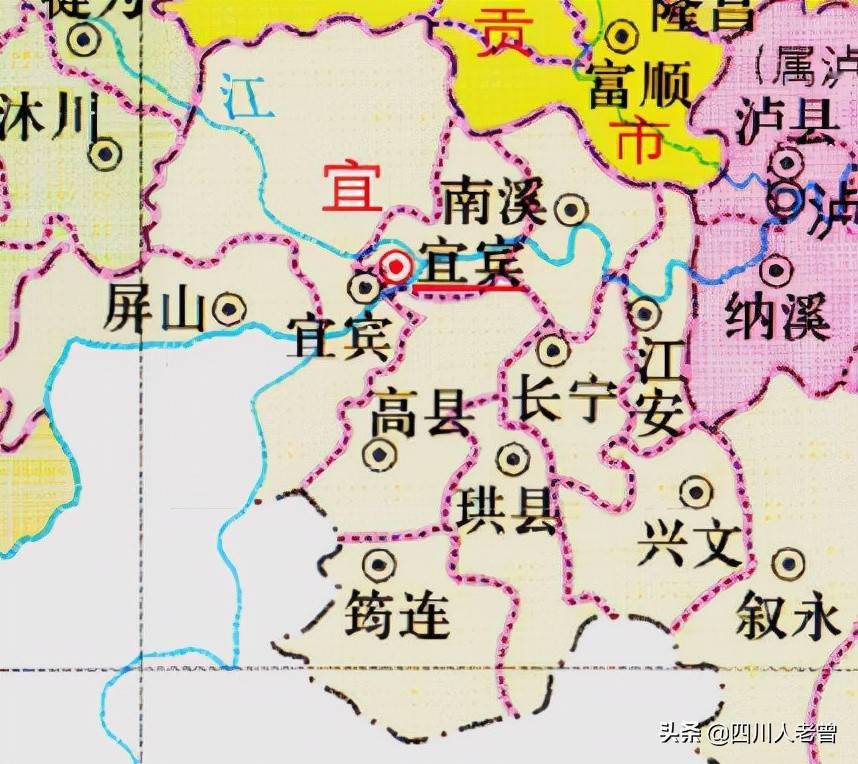 高县地理位置图片