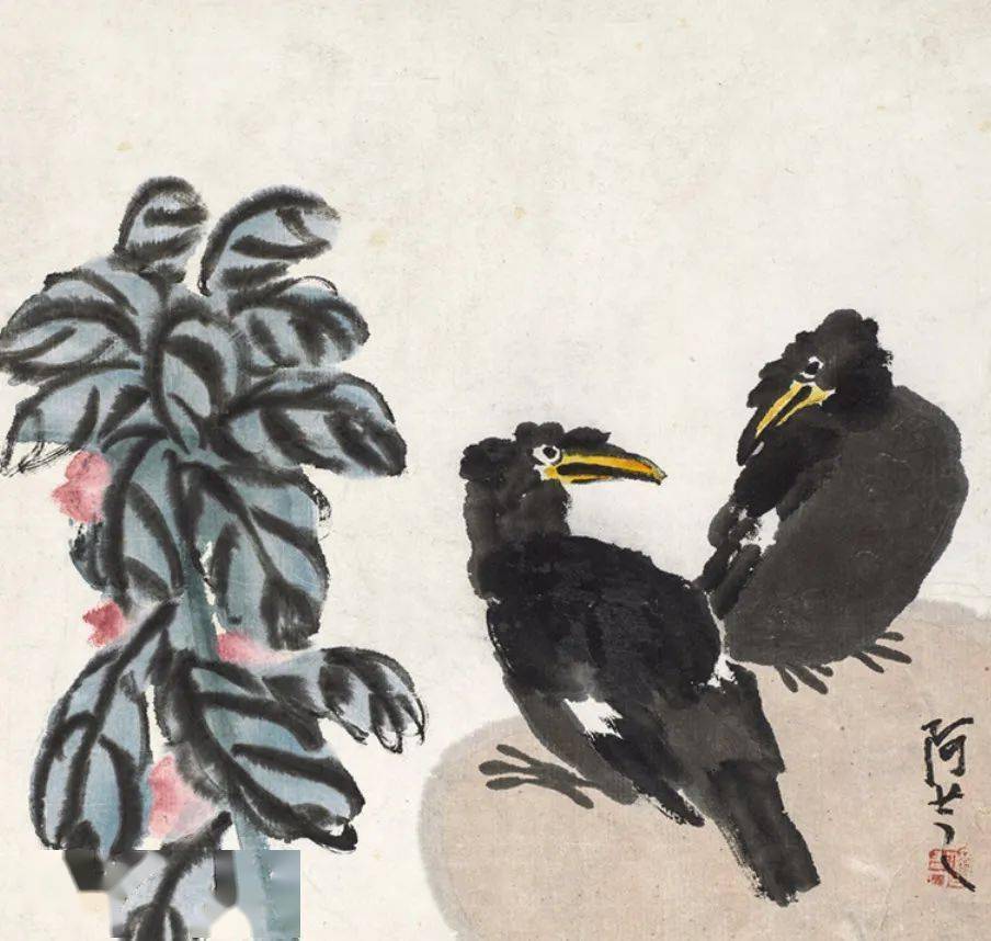 鸜鹆（八哥）题材专辑(一)历代写意花鸟画范作选集（第127集）[113幅]