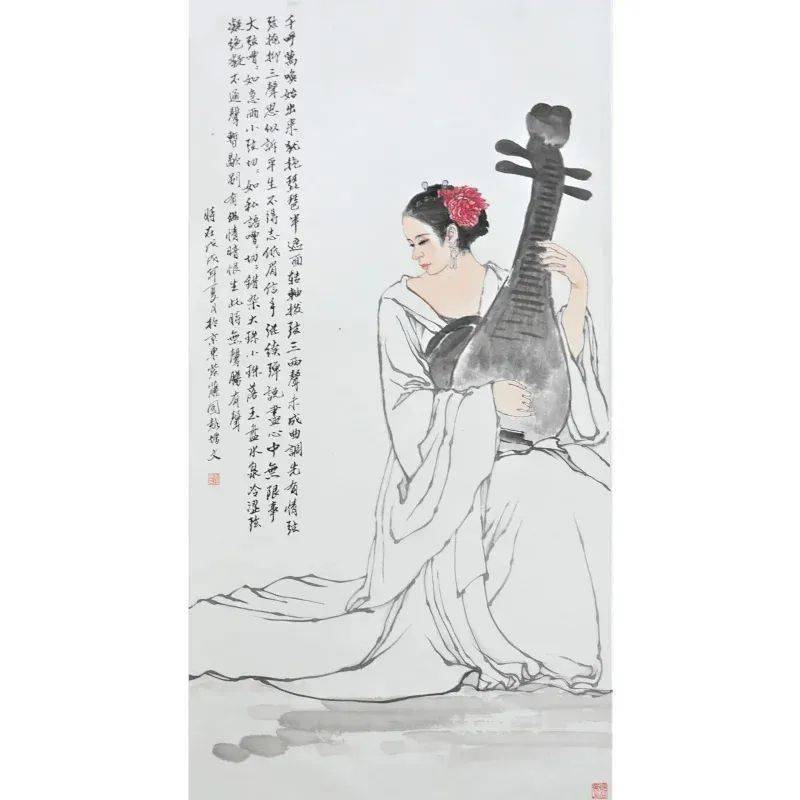 书画艺术 | 仰高山图_夏文彪_画作_纸本