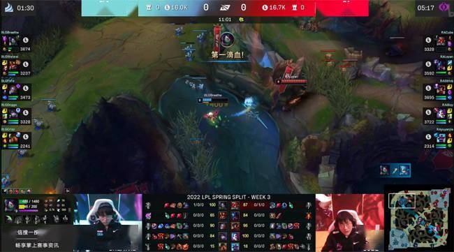 Cube|LOL-LPL：“呼吸哥”阿卡丽单杀Cube格温，BLG节奏窒息2-0击败RA