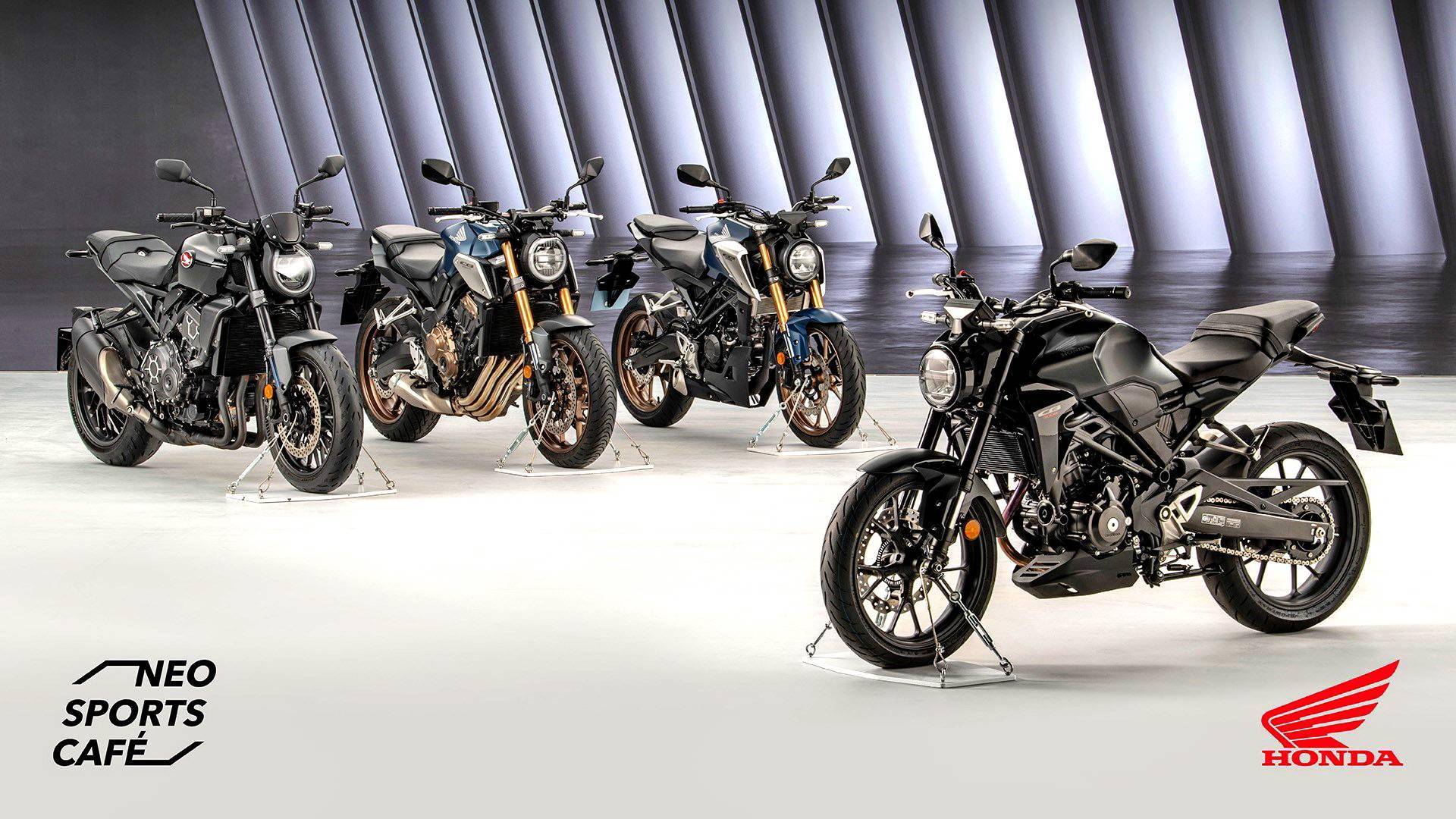 honda2022轻量级街车cb300r户外特写