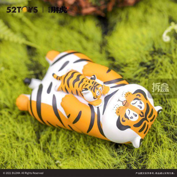 尺寸52TOYS 不二马大叔我不是胖虎 胖虎带娃盲盒潮玩虎年周边