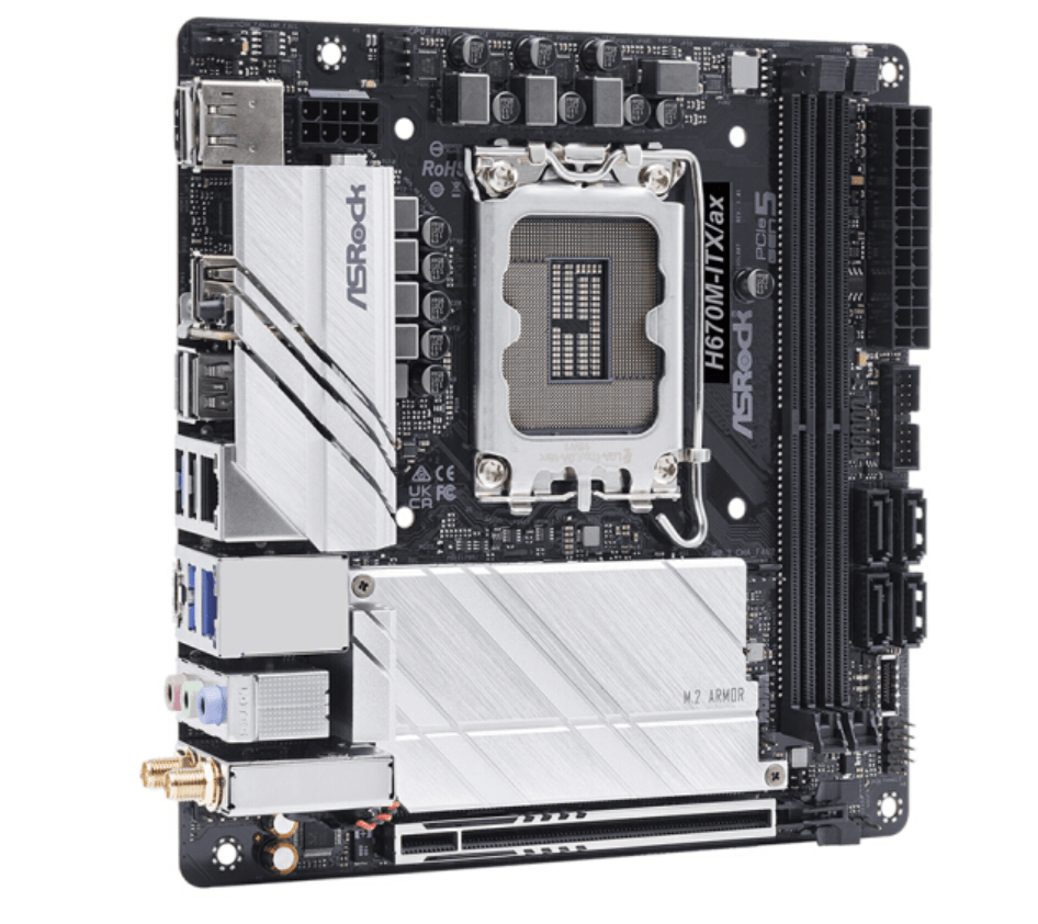 Wi-Fi|华擎上架 H670M-ITX 主板：8 层 PCB