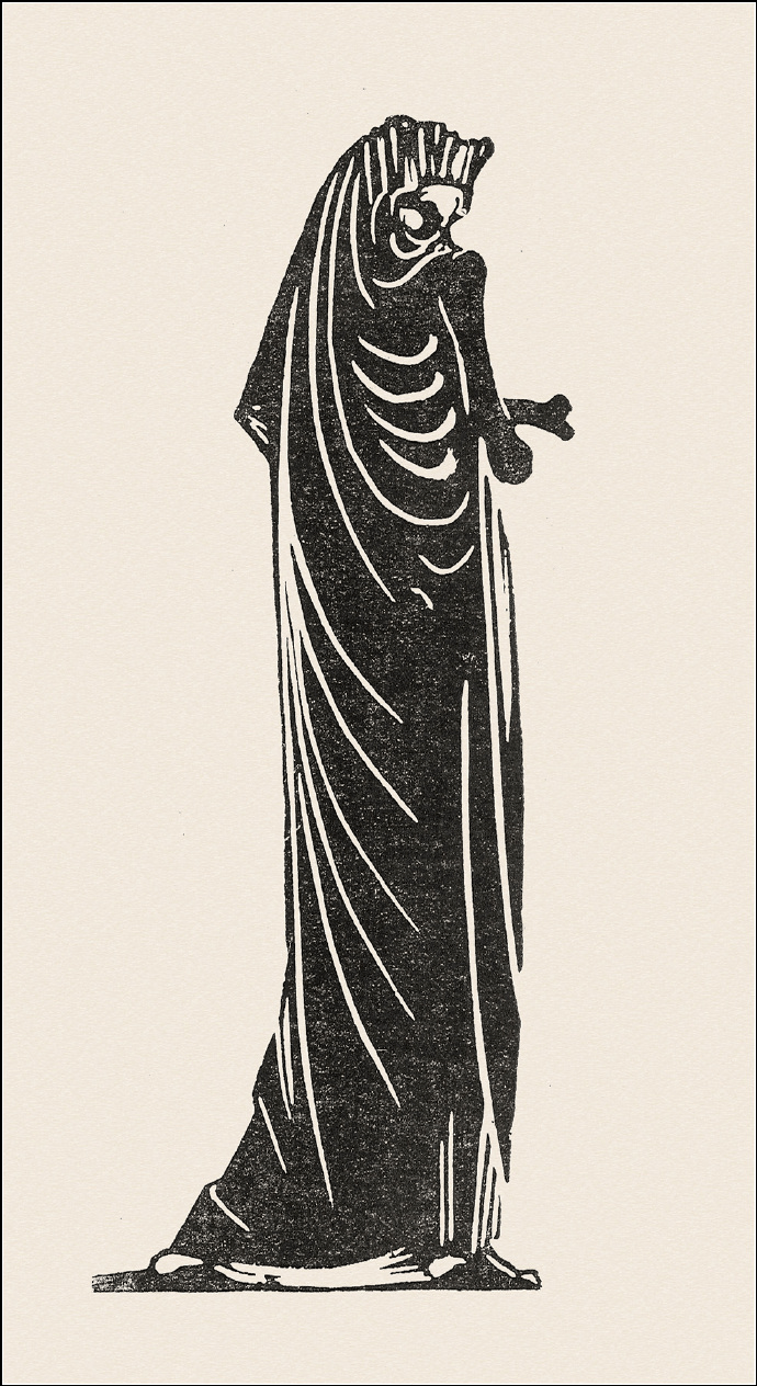 神话寓言风的哈姆雷特版画