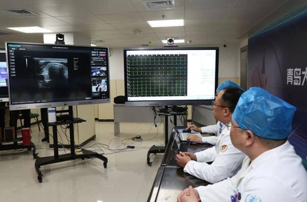 海信超声助力隔空会诊青大附院医生完成首例急诊会诊