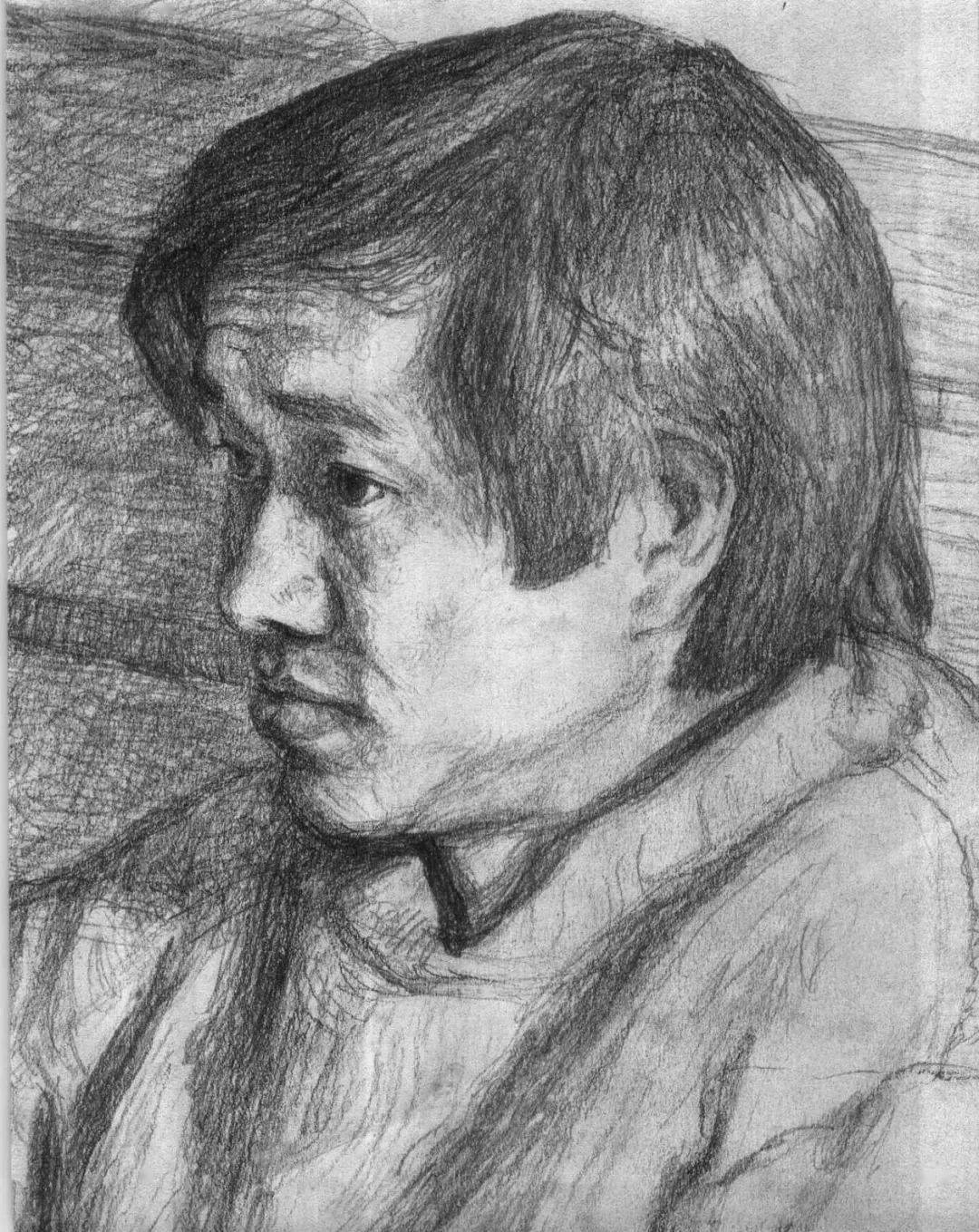 中国油画院院长,杨飞云素描速写_芥子园_画谱_艺术