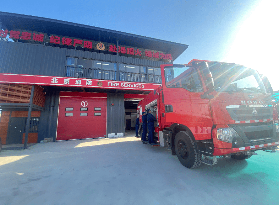 1月26日,北京大興區舉行宋莊,桂村,禮賢,青雲店,天宮院等5座小型消防