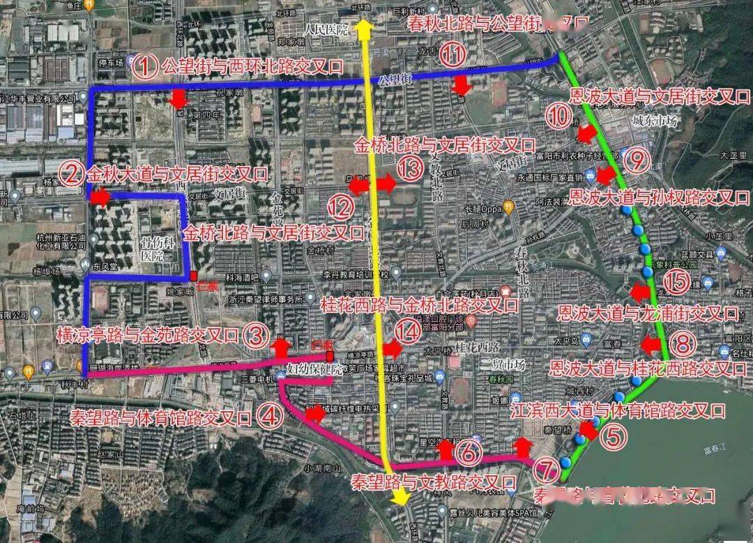 富春街道防范区设立15个通道卡口,非必要不外出_交叉口_西环北路_大道