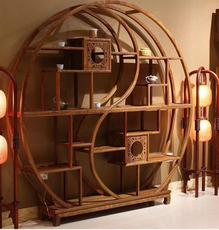 100款精品红木博古架,真是美腻了!_多宝格_几何形_形式