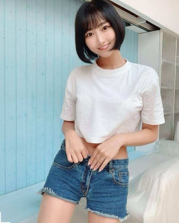 短发萌妹混血嫩模川濑萌美图_写真_曾因_真岛娜