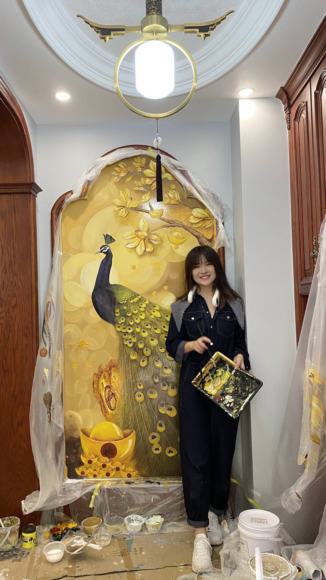 新青年·上封面 | 冬奥会动画宣传片刷屏 "95后"壁画师张丽佳和朋友的