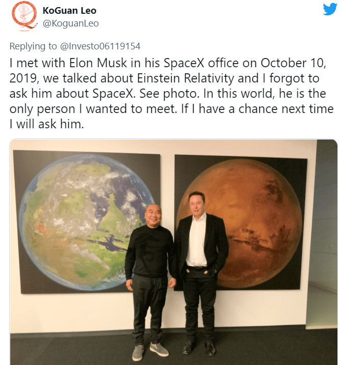 (来源:社交媒体)在2020年初,廖凯原一共持有230万