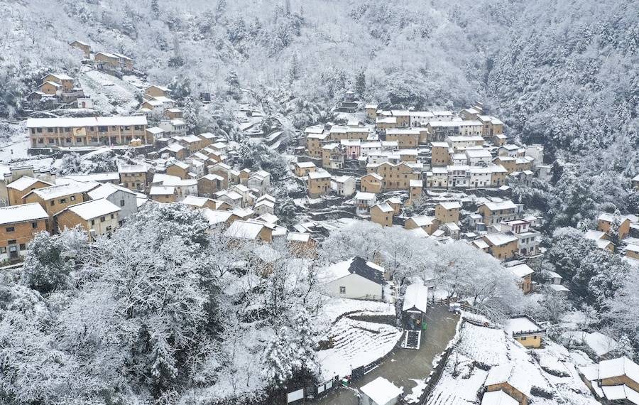 高山|安徽歙县：高山土楼美 瑞雪兆丰年