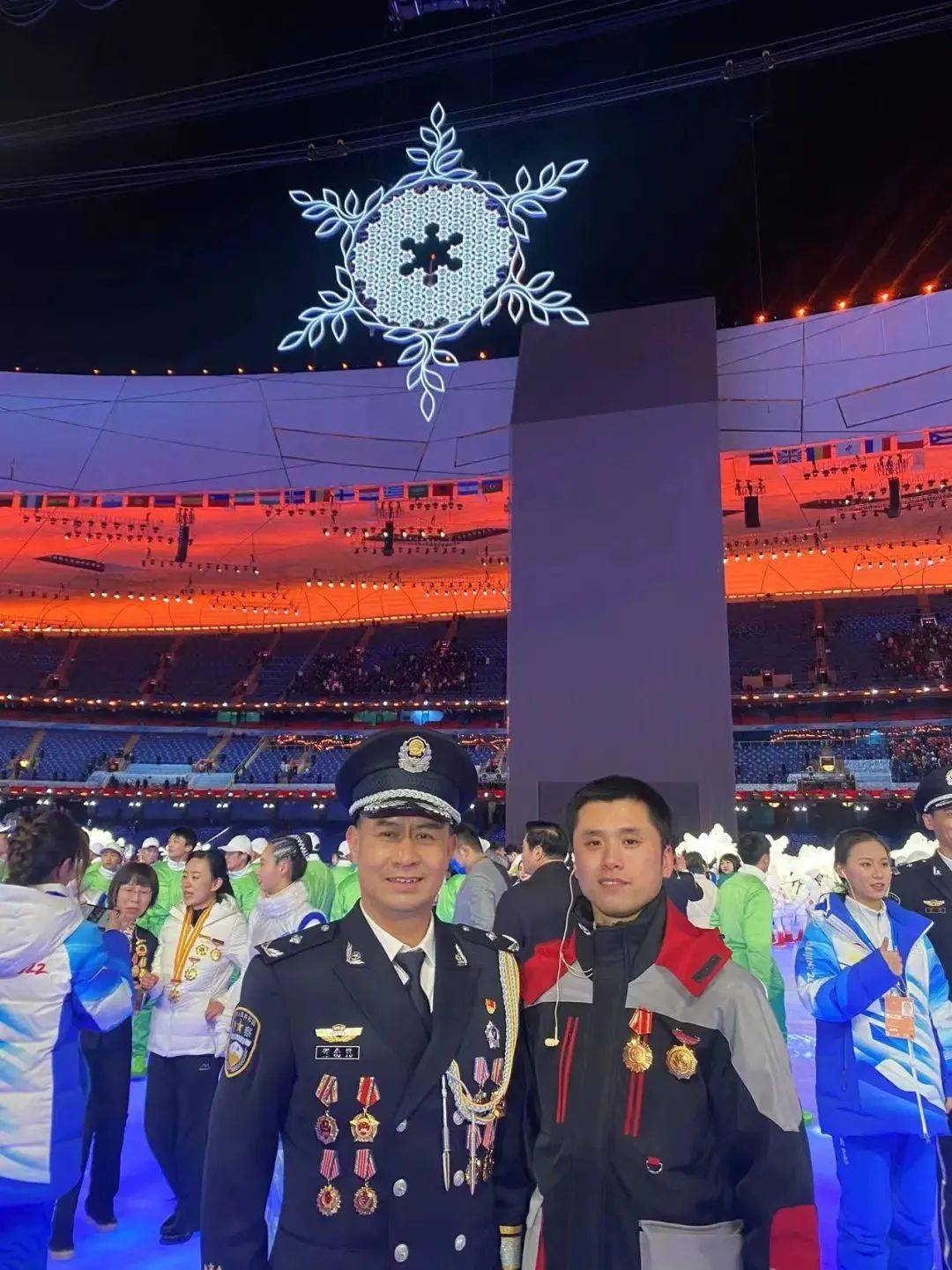 骄傲陶然小哥刘阔作为行业代表亮相冬奥会开幕式